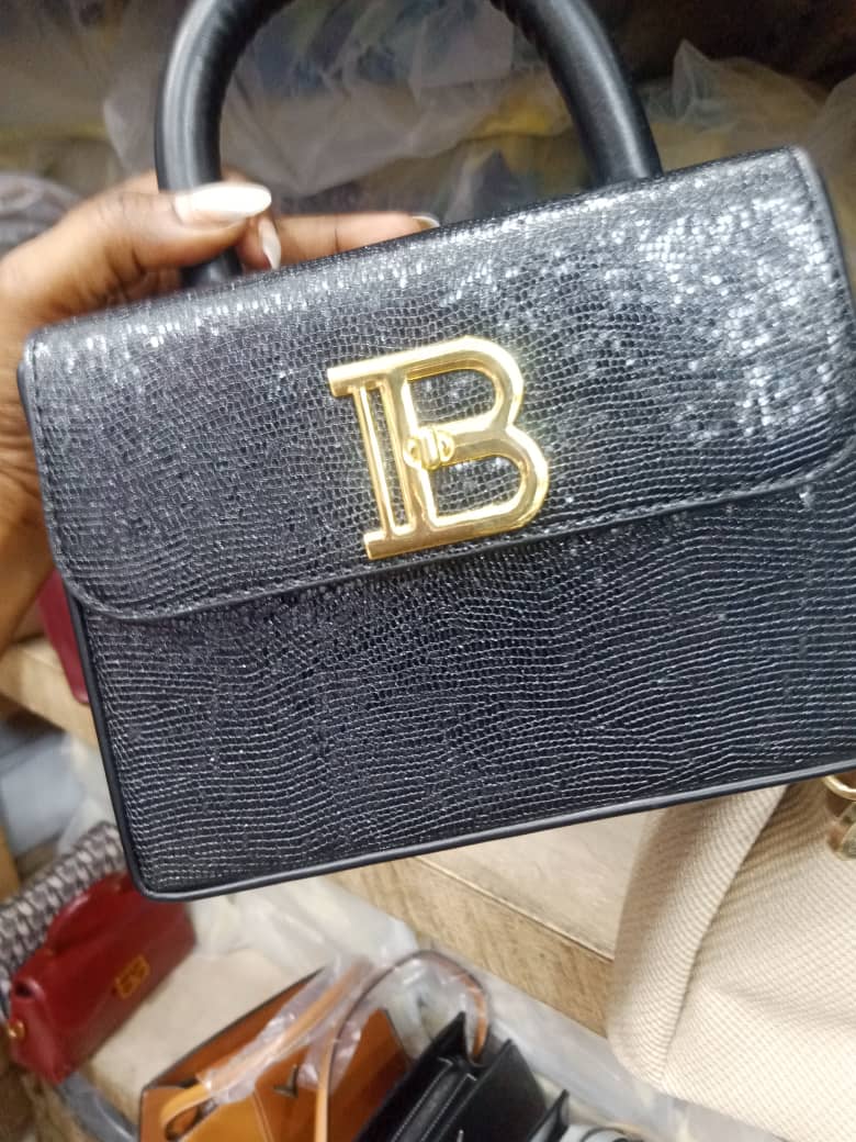 Sac à Main B Logo Noir