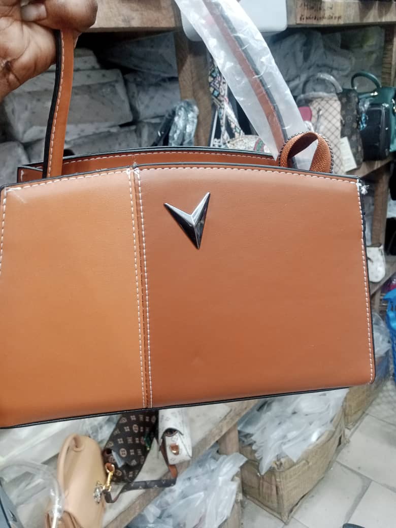 Sac à Main V Logo Orange